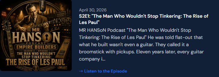 S2E1: "The Man Who Wouldn't Stop Tinkering: The Rise of Les Paul"