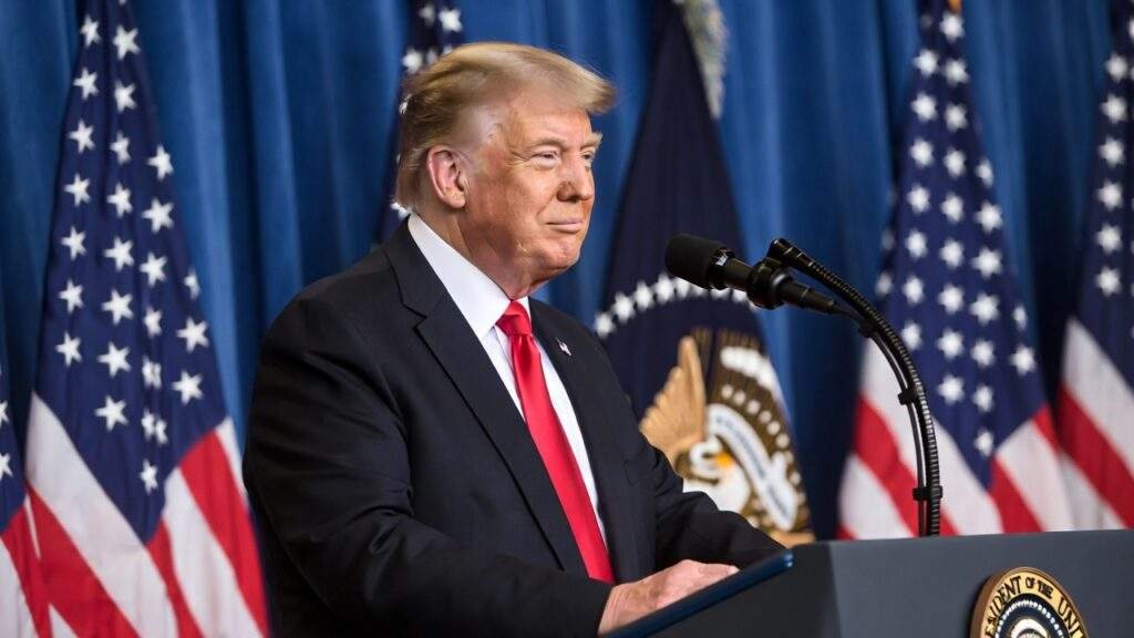 Trump blames Iran US bombs school children killed