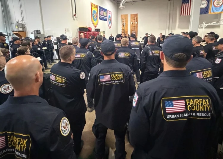 Fairfax County Virginia search and rescue team deploys to Venezuela earthquake June 2026